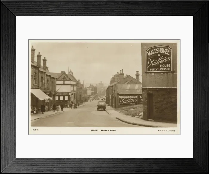 Framed Print : Branch Road (Showing the Malt Shovel Inn) Framed Print : Branch Road (Showing the Malt Shovel Inn)