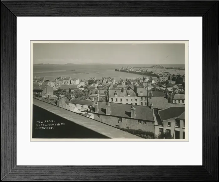 Framed Print : Harbour (View from Hotel Mont Bleau) Framed Print : Harbour (View from Hotel Mont Bleau)