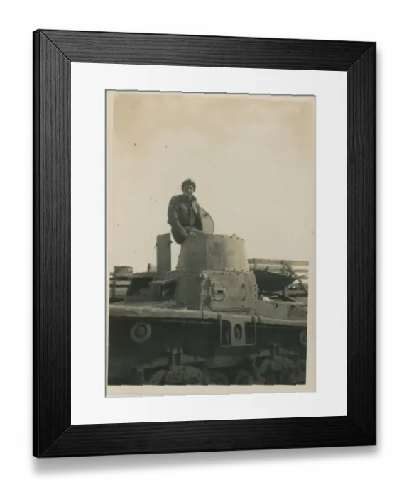 Framed Print : WW2 British Red Cross Tank Framed Print : WW2 British Red Cross Tank