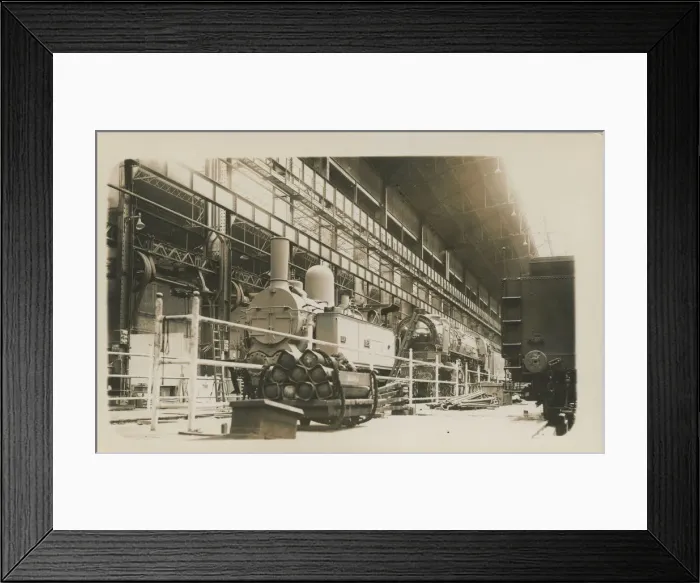 Framed Print : Quatre-Mars Locomotive Framed Print : Quatre-Mars Locomotive