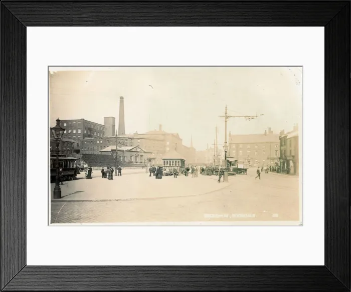 Framed Print : Broadway, Rochdale, Manchester, Lancashire, England Framed Print : Broadway, Rochdale, Manchester, Lancashire, England