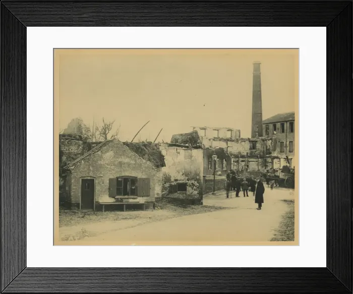 Framed Print : Mill after Fire Framed Print : Mill after Fire