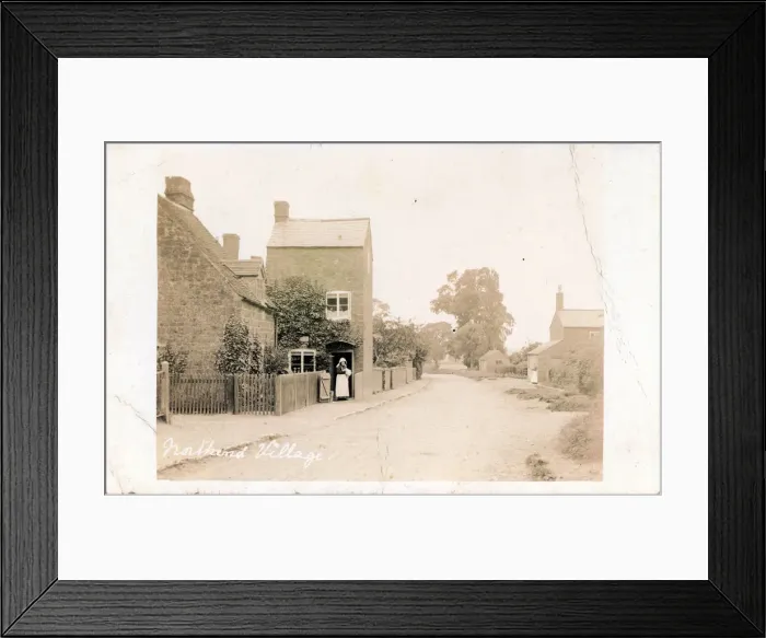 Framed Print : Village and Post Office Framed Print : Village and Post Office