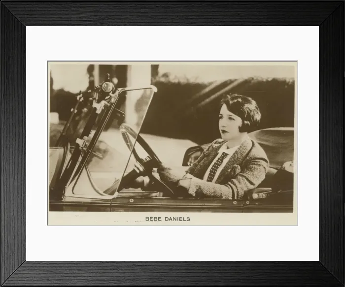 Framed Print : Marmon Roadster Vintage Car (with Bebe Daniels Actress) Framed Print : Marmon Roadster Vintage Car (with Bebe Daniels Actress)