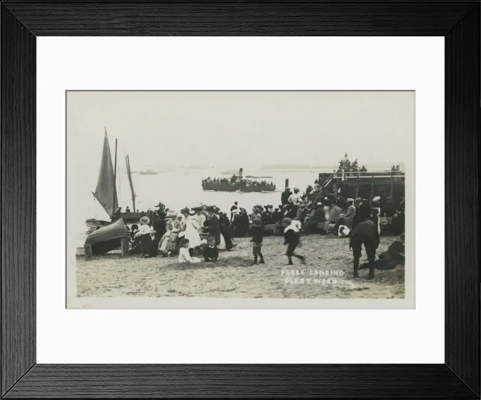 Framed Print : Ferry Landing and Beach Framed Print : Ferry Landing and Beach