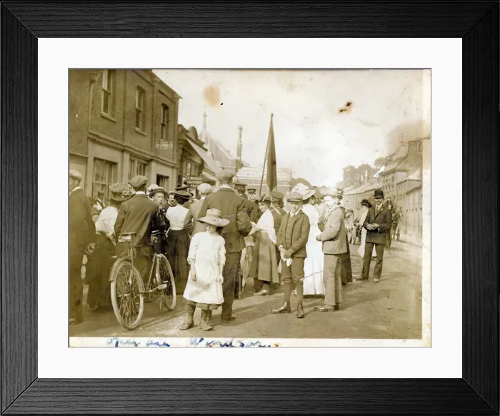 Framed Print : Near the Railway Station (London South Western Railway) Framed Print : Near the Railway Station (London South Western Railway)