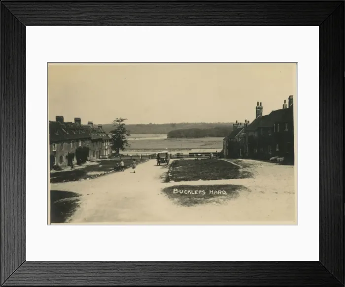 Framed Print : The Village (Showing Model T Ford Van) Framed Print : The Village (Showing Model T Ford Van)