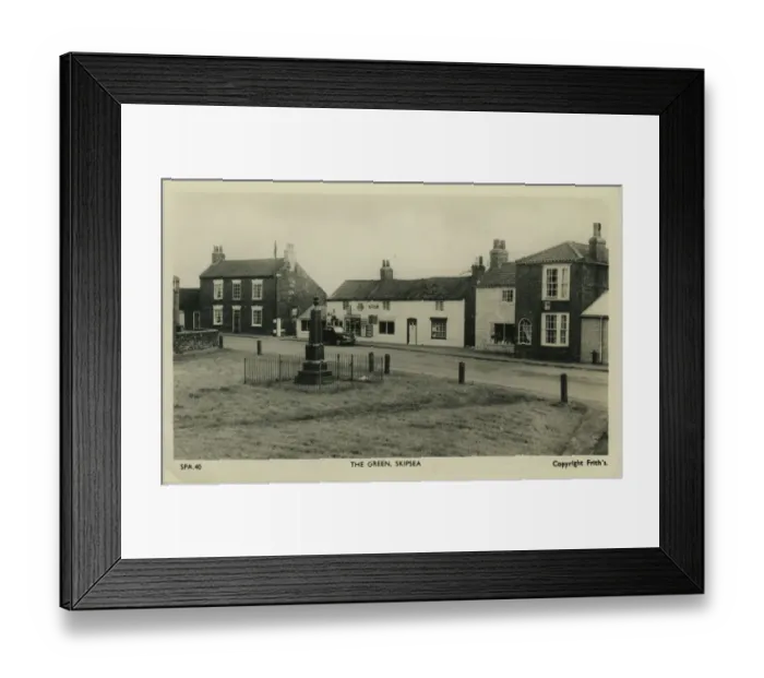 Framed Print : The Green, Skipsea, Driffield, Yorkshire, England Framed Print : The Green, Skipsea, Driffield, Yorkshire, England