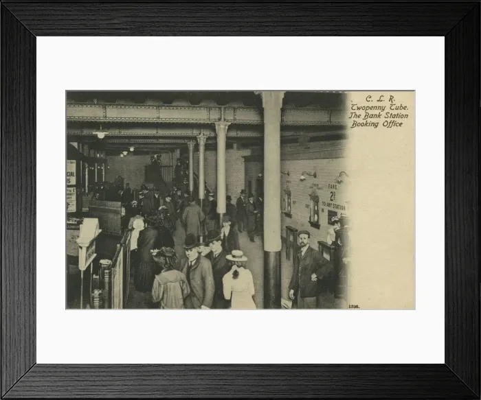 Framed Print : Booking Office (Twopenny Tube) Framed Print : Booking Office (Twopenny Tube)