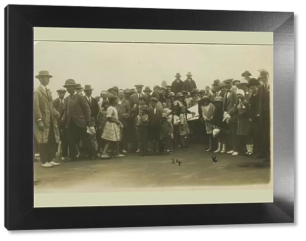 Gathering of People with Children, Unknown Location. Date: 1920s