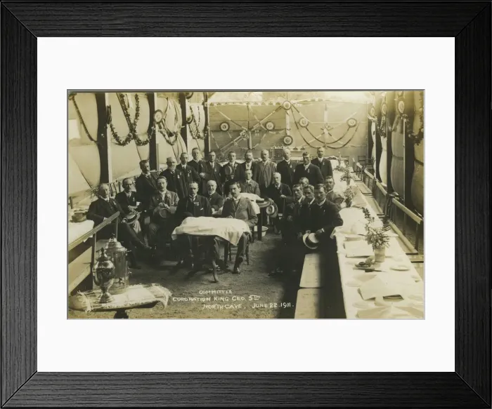 Framed Print : Village Committee (Celebrating Coronation of King George V) Framed Print : Village Committee (Celebrating Coronation of King George V)