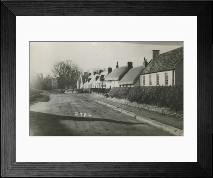 Framed Print : The Village, Etal, Cornhill-on-Tweed, Northumberland, England. Date: 1920s Framed Print : The Village, Etal, Cornhill-on-Tweed, Northumberland, England. Date: 1920s