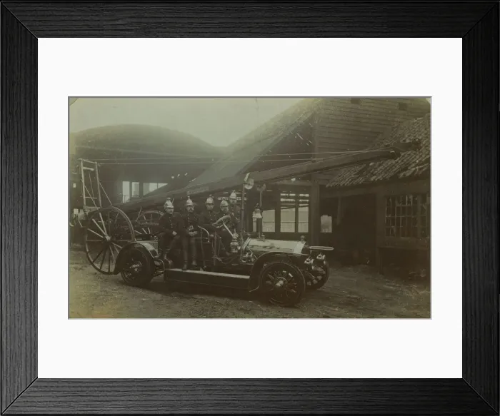 Framed Print : Lloyd and Plaister Fire Engine Framed Print : Lloyd and Plaister Fire Engine