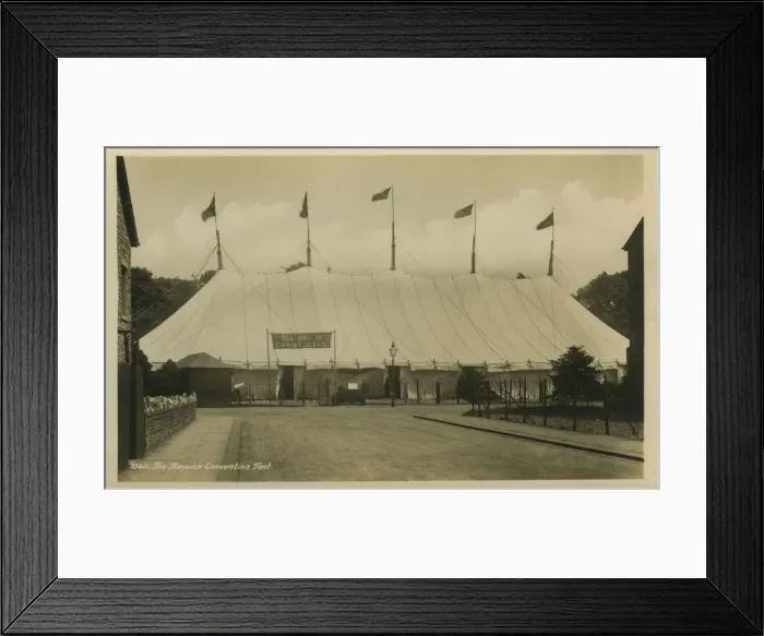 Framed Print : The Convention Tent - Evangelical Christian Gathering Framed Print : The Convention Tent - Evangelical Christian Gathering