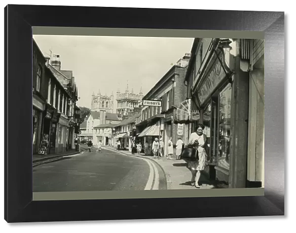 East Street (Showing Frisbys Shoe Shop), Wimborne, Bournemouth, Dorset, England