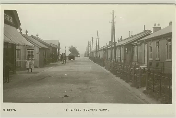 WW1 B Lines, Bulford Camp, Bulford, Amesbury, Salisbury Plain, Wiltshire, England