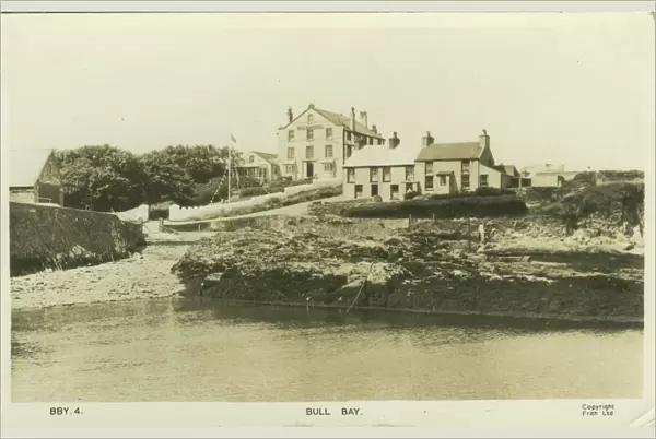 The Village (Showing the Bull Bay Hotel), Bull Bay (Porth Llechog), Amlwch, Anglesey