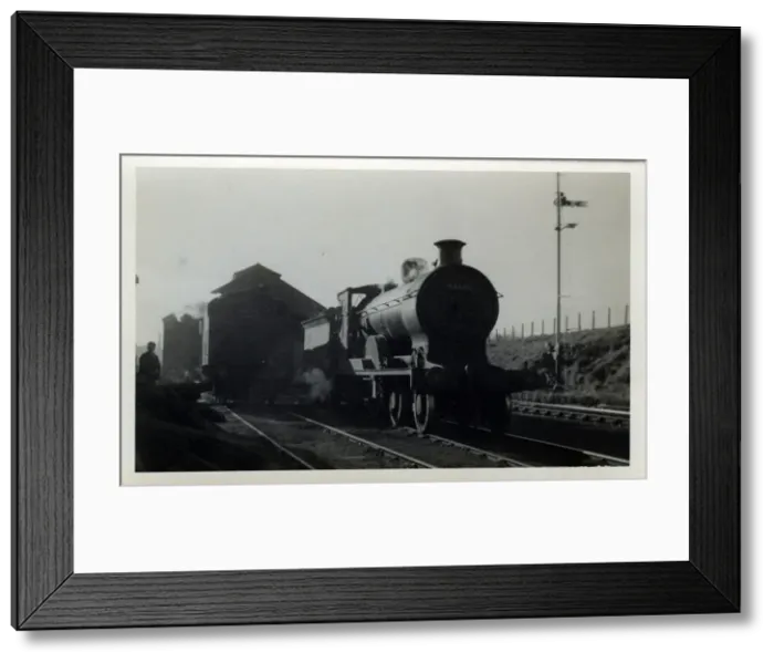 Framed Print : Railway Engine Shed, Tain, Ross & Cromarty, Scotland. Date: 1952 Framed Print : Railway Engine Shed, Tain, Ross & Cromarty, Scotland. Date: 1952