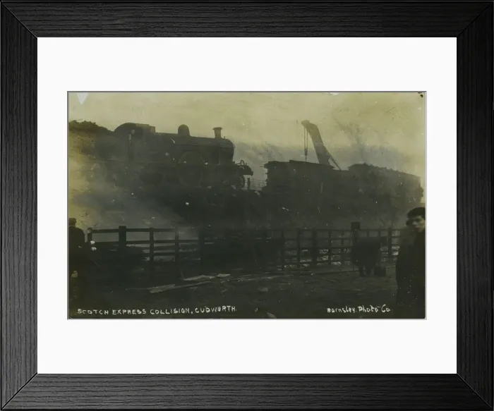 Framed Print : Midland Railway Collision - Disaster - (Scotch Express - Collision of twoAMidland Railway Framed Print : Midland Railway Collision - Disaster - (Scotch Express - Collision of twoAMidland Railway