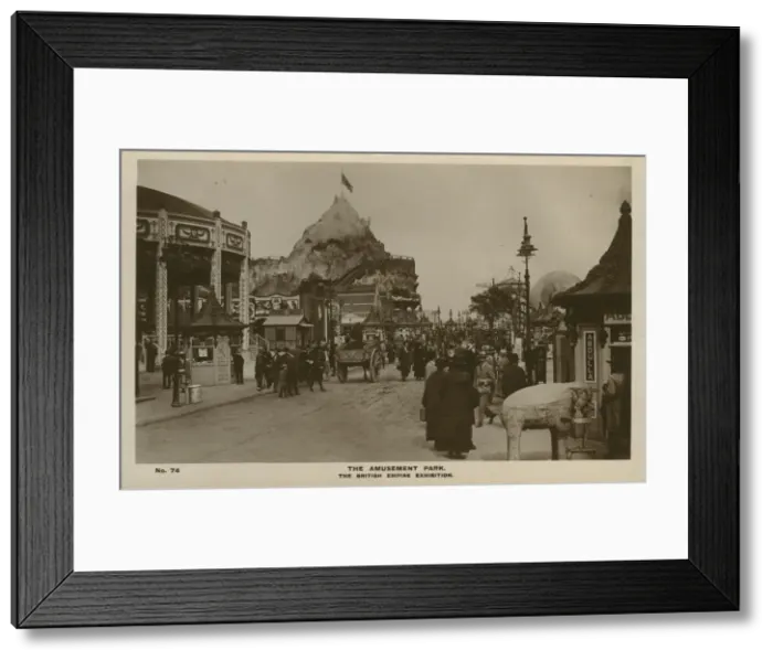 Framed Print : The Amusement Park, British Empire Exhibition, Wembley, Brent, London, England Framed Print : The Amusement Park, British Empire Exhibition, Wembley, Brent, London, England