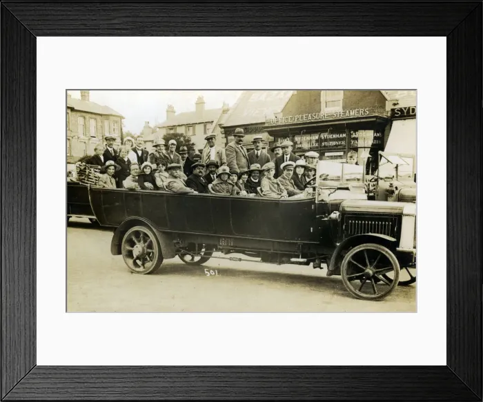 Framed Print : Charabanc, Bournemouth, Lewisham, Dorset, England Framed Print : Charabanc, Bournemouth, Lewisham, Dorset, England