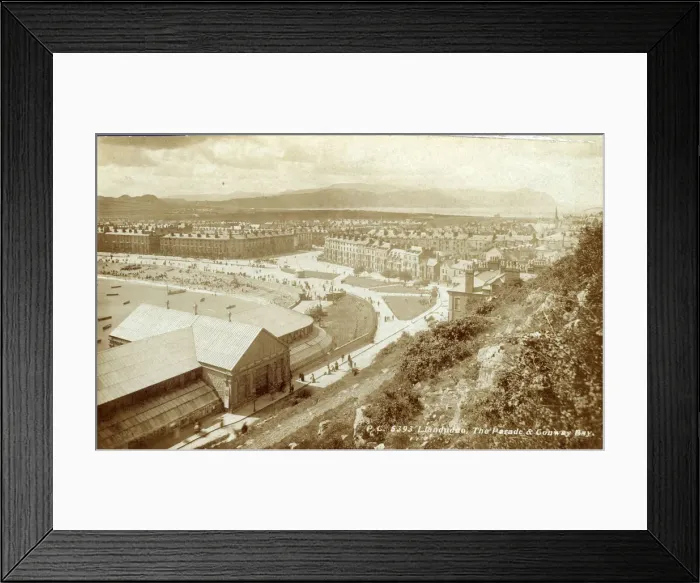 Framed Print : The Parade and Conwy Bay Framed Print : The Parade and Conwy Bay