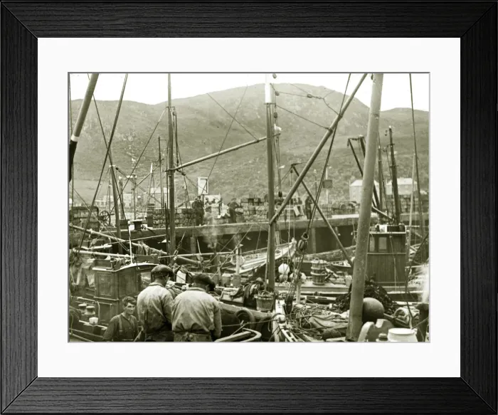 Framed Print : Harbour and Fishing Boats Framed Print : Harbour and Fishing Boats