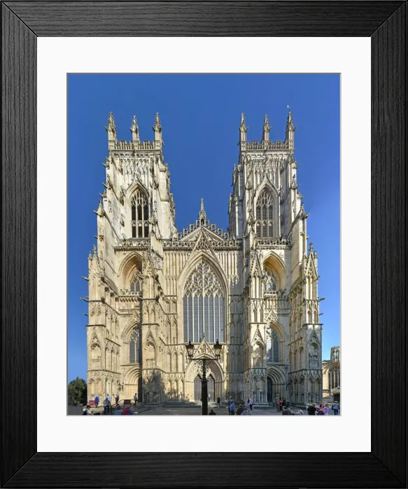 Framed Print : York Minster - The West Front Framed Print : York Minster - The West Front