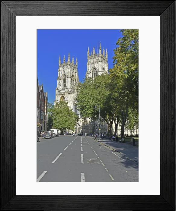Framed Print : York Minster - The West Front Framed Print : York Minster - The West Front