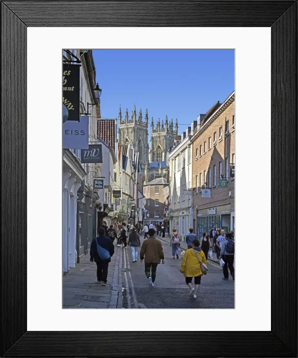 Framed Print : Petergate, York Framed Print : Petergate, York