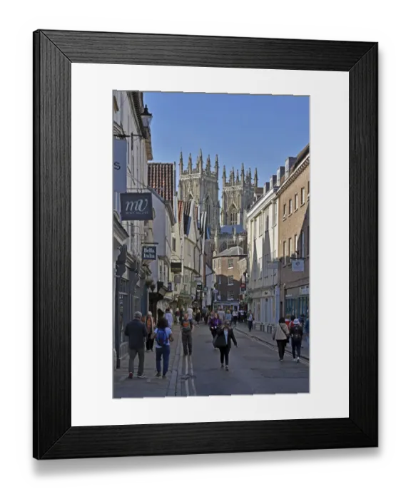 Framed Print : Petergate, York Framed Print : Petergate, York
