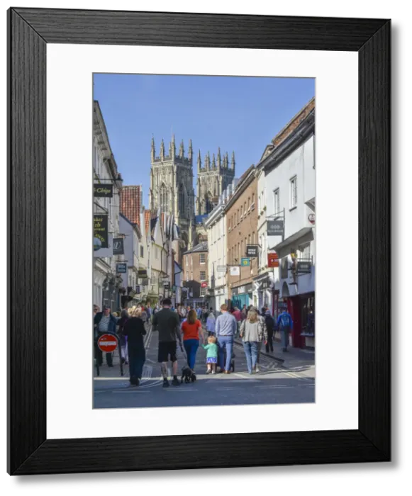 Framed Print : Petergate, York Framed Print : Petergate, York