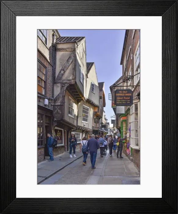 Framed Print : The Shambles, York Framed Print : The Shambles, York