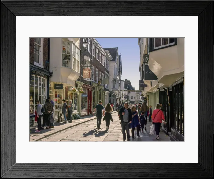 Framed Print : Stonegate, York Framed Print : Stonegate, York