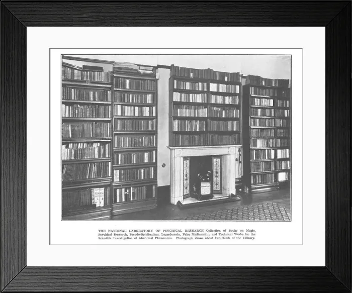 Framed Print : Interiors of National Laboratory of Psychical Research Framed Print : Interiors of National Laboratory of Psychical Research