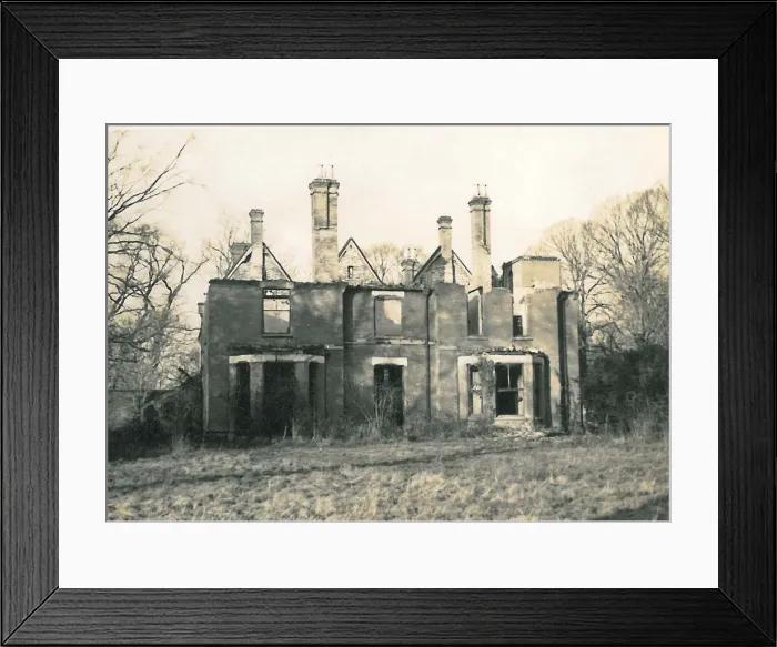 Framed Print : Photographs showing Borley Rectory Framed Print : Photographs showing Borley Rectory