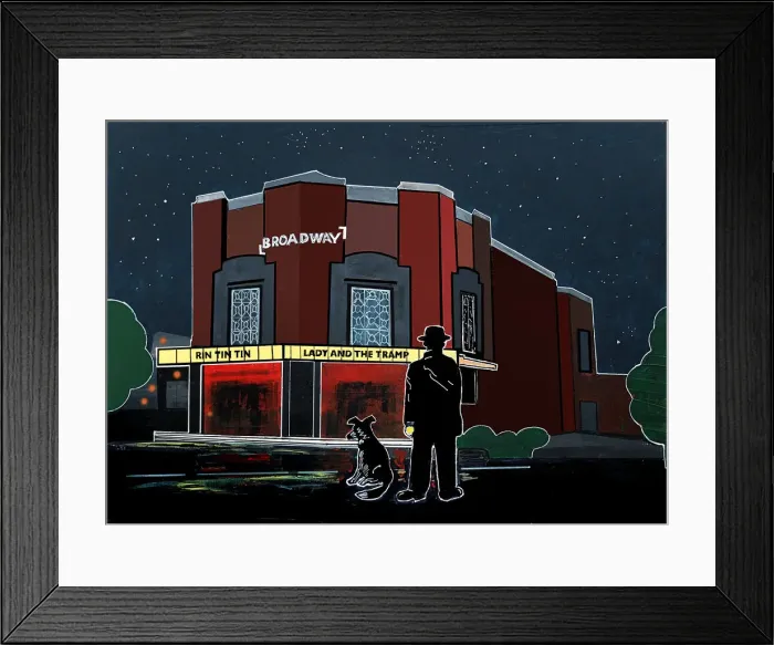 Framed Print : The Broadway Framed Print : The Broadway