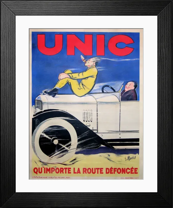 Framed Print : George Rudd Unic poster Framed Print : George Rudd Unic poster