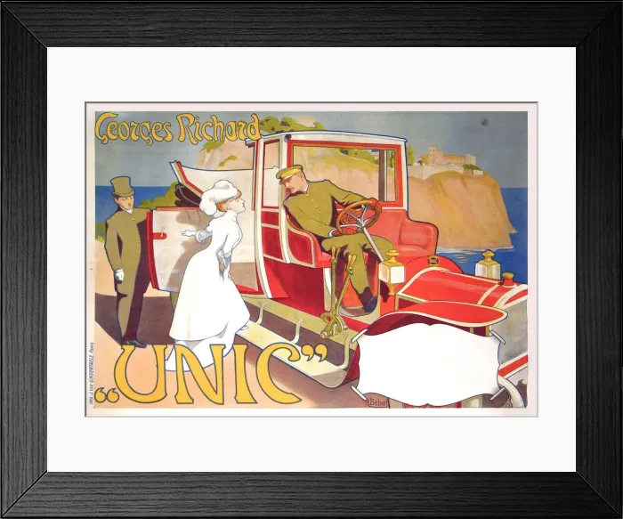 Framed Print : Henri Behel George Richard Monaco UNIC Framed Print : Henri Behel George Richard Monaco UNIC