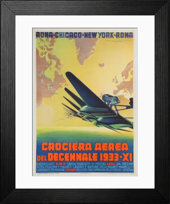 Framed Print : Umberto di Lazzaro - Crociera Aerea Framed Print : Umberto di Lazzaro - Crociera Aerea