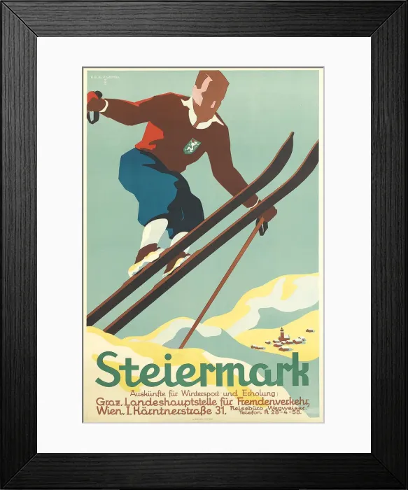 Framed Print : Riedel - Zaremba (Edith Reidel (1909-1992) Stiermark Framed Print : Riedel - Zaremba (Edith Reidel (1909-1992) Stiermark
