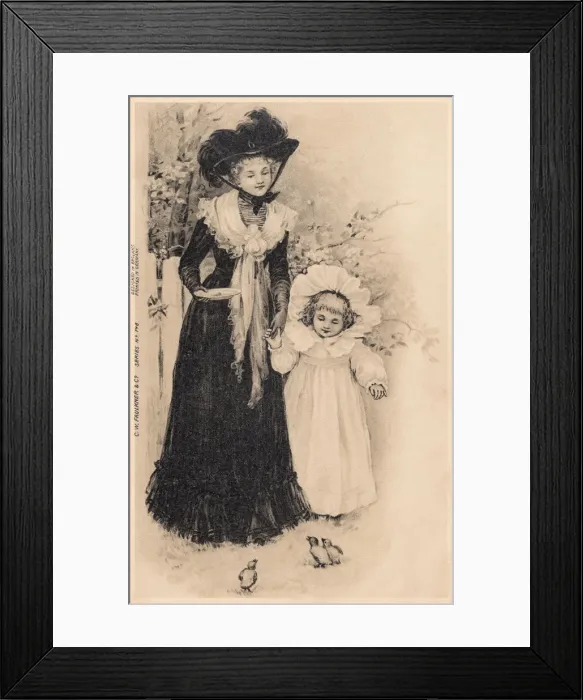 Framed Print : Victorian costume Framed Print : Victorian costume