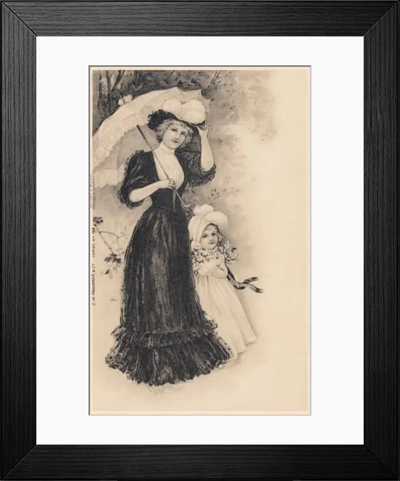 Framed Print : Victorian costume Framed Print : Victorian costume
