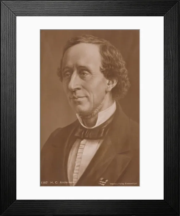 Framed Print : Hans Christian Andersen Framed Print : Hans Christian Andersen