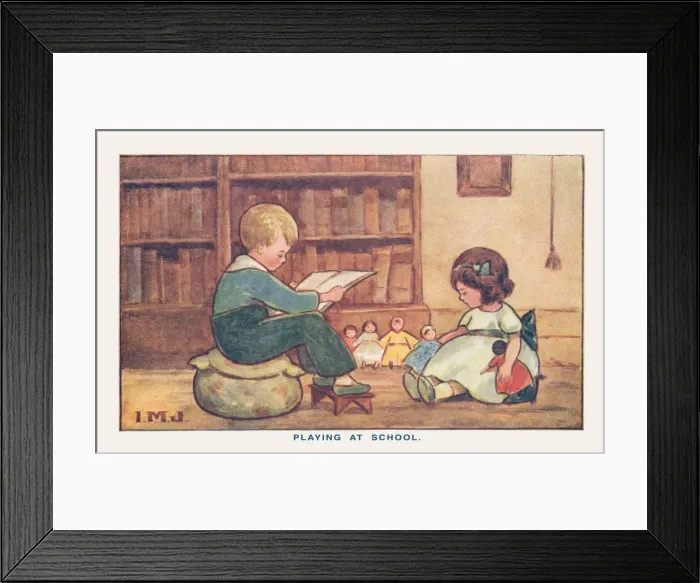 Framed Print : Children & books Framed Print : Children & books