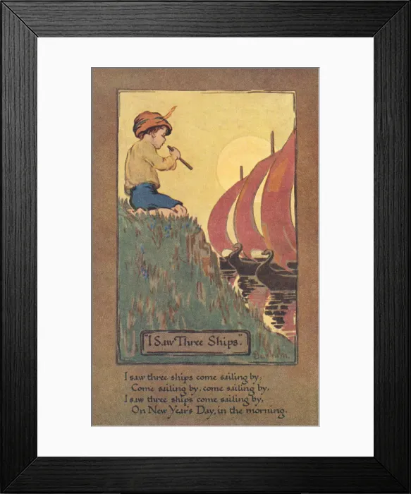 Framed Print : I saw three ships Framed Print : I saw three ships