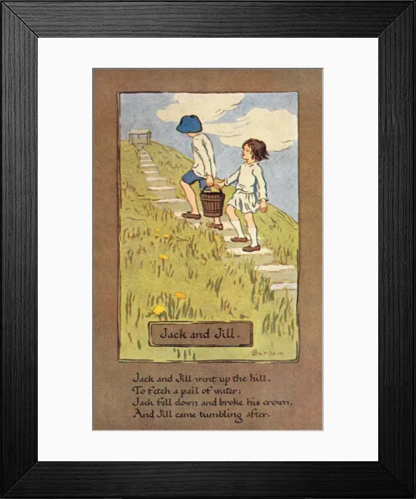 Framed Print : Jack and Jill