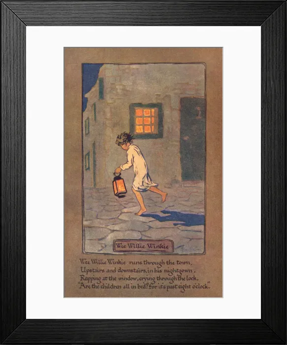 Framed Print : Wee Willie Winkie Framed Print : Wee Willie Winkie