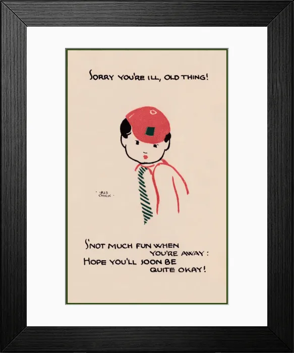 Framed Print : Get well soon Framed Print : Get well soon