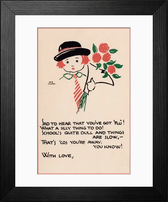 Framed Print : Get well soon Framed Print : Get well soon